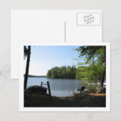 Carte Postale lac (Devant / Derrière)