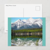 Carte Postale Lac à Banff (Devant / Derrière)