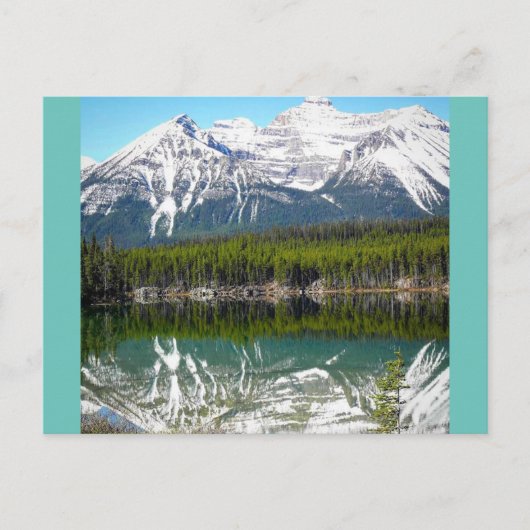 Carte Postale Lac à Banff (Devant)