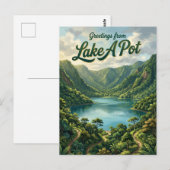 Carte Postale Lac A Pot Guinée Équatoriale (Devant / Derrière)