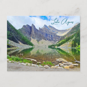 Carte Postale Lac Agnes Alberta Canadian Rockies