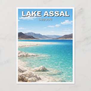 Carte Postale Lac Assal djibouti Voyage