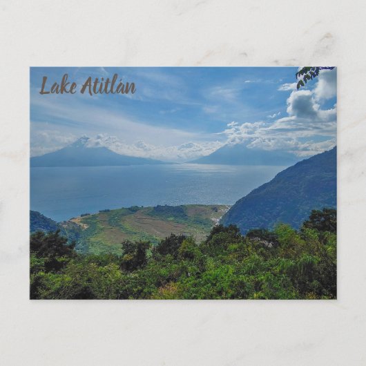 Carte Postale Lac Atitlán, Guatemala (Devant)