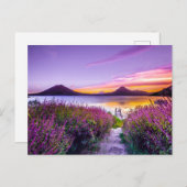 Carte Postale Lac Atitlán, Guatemala (Devant / Derrière)