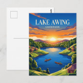 Carte Postale Lac Awing Cameroun (Devant / Derrière)