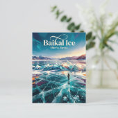 Carte Postale Lac Baïkal Russie (Debout devant)