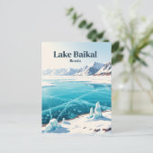 Carte Postale Lac Baïkal Russie (Debout devant)