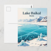 Carte Postale Lac Baïkal Russie (Devant / Derrière)