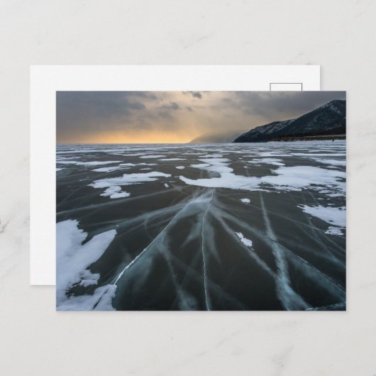 Carte Postale Lac Baïkal, Russie (Devant / Derrière)