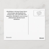 Carte Postale Lac Balaton, Hongrie (Dos)