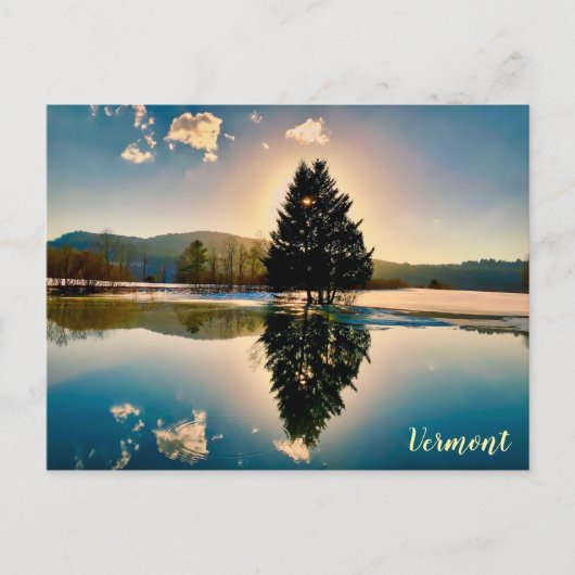 Carte Postale Lac Barleywine, Vermont (Devant)