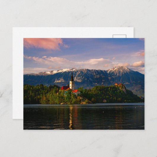 Carte Postale Lac Bled (Devant / Derrière)