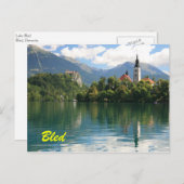 Carte Postale Lac Bled (Devant / Derrière)