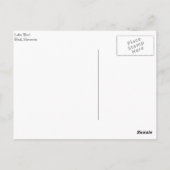 Carte Postale Lac Bled (Dos)