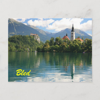 Carte Postale Lac Bled