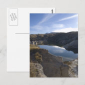Carte Postale lac bleu (Devant / Derrière)