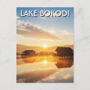 Carte Postale Lac Bokodi Hongrie Coucher de soleil