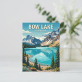 Carte Postale Lac Bow Canada (Debout devant)