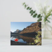 Carte Postale Lac Bow et Glacier (Debout devant)