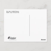 Carte Postale Lac Bow et Glacier (Dos)