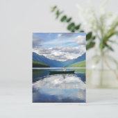 Carte Postale Lac Bowman - Parc national des Glaciers Montana (Debout devant)
