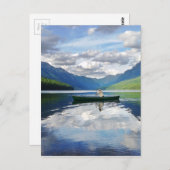 Carte Postale Lac Bowman - Parc national des Glaciers Montana (Devant / Derrière)