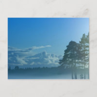 lac brumeux en Finlande