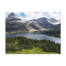 Lac Caché Vue sur le parc national des Glaciers Mo