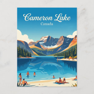 Carte Postale Lac Cameron Canada