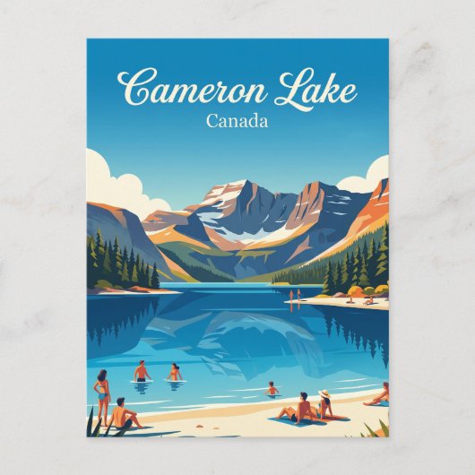 Carte Postale Lac Cameron Canada (Devant)