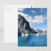 Carte Postale Lac Catherine et Banner Peak 2 - Sierra Nevada (Devant / Derrière)