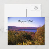 CARTE POSTALE LAC CAYUGA EN AUTOMNE (Devant / Derrière)