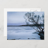 Carte Postale Lac Cayuga gelé (Devant / Derrière)