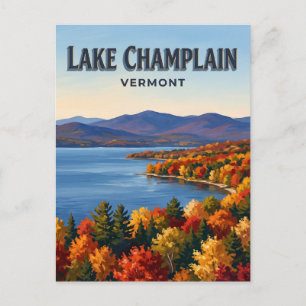 Carte Postale Lac Champlain Burlington Vermont