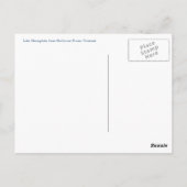 Carte Postale Lac Champlain de Shelburn Farms, VT (Dos)