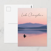 Carte Postale Lac Champlain Vermont Voyage (Devant / Derrière)