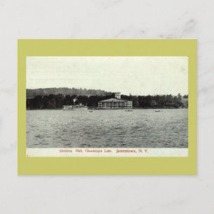 Carte Postale Lac Chautauqua, Jamestown NY 1909 Vintage