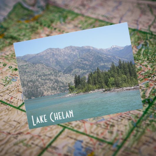 Carte Postale Lac Chelan, Washington Photo de voyage