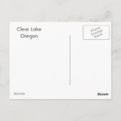 Carte Postale Lac Clear (Dos)