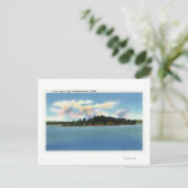 Carte Postale Lac Cobbosseecontee Vue de l'île de Cuba (Debout devant)