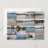 Carte postale Lac Collage (Devant / Derrière)