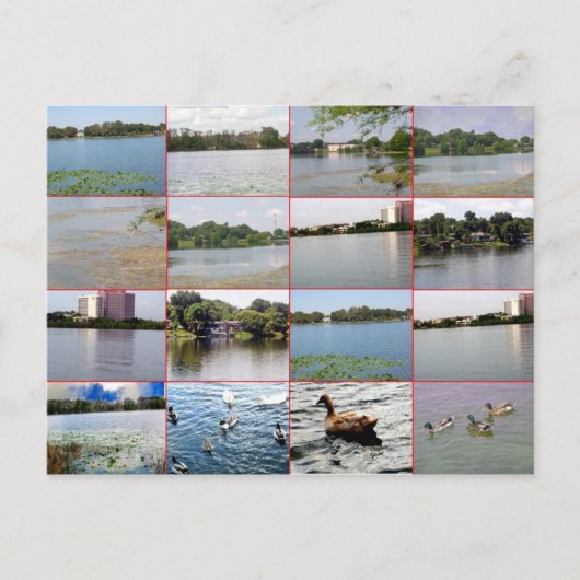 Carte postale Lac Collage (Devant)