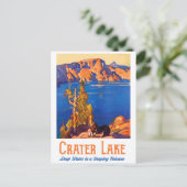 Carte Postale Lac Crater (Debout devant)