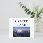 Carte Postale lac crater (Debout devant)