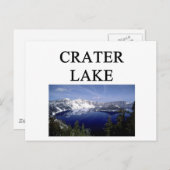 Carte Postale lac crater (Devant / Derrière)