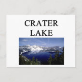 Carte Postale lac crater (Devant)