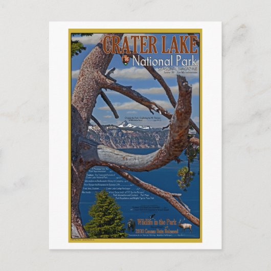 Carte Postale Lac Crater - Été 2011 (Devant)