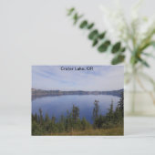 Carte Postale Lac crater, OU (Debout devant)