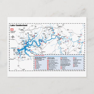 Carte Postale Lac Cumberland