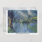 Carte Postale Lac D'Annecy Par Paul Cezanne (Devant / Derrière)